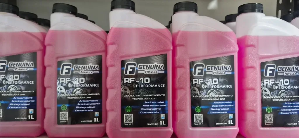 Kit 5 Aditivos Radiador RF-10 Rosa