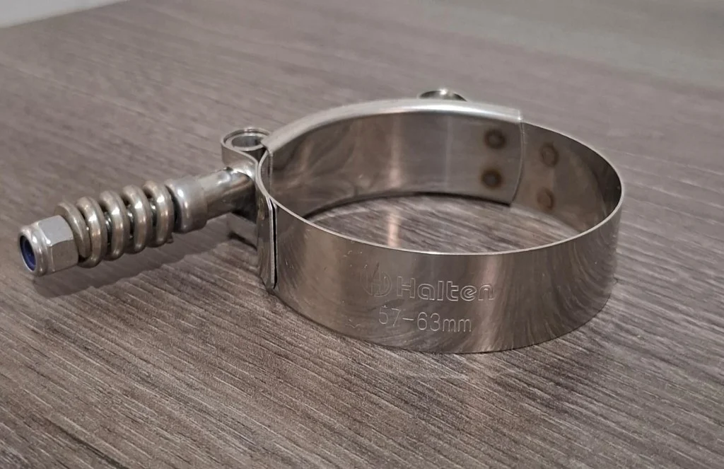 Abraçadeira Tucho Mola Inox 57–63 mm